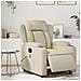 Poltrona Massaggiante Elettrica Reclinabile Crema Similpelle - Foto miniatura 2