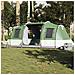Tenda da Campeggio a Tunnel per 4 Persone Verde Impermeabile - Foto miniatura 4