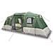 Tenda da Campeggio a Tunnel per 4 Persone Verde Impermeabile - Foto miniatura 1