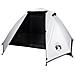 Tenda Campeggio a Cupola 2 Persone Bianca Tessuto Oscurante - Foto miniatura 3