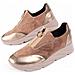 Scarpa Con Zeppa Caleb Beige Beige Materiale Sintetico E Tessile - Foto miniatura 1