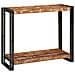 Tavolo consolle 90 x 33 x 75 cm legno massello di riciclo - Foto miniatura 2