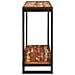 Tavolo consolle 90 x 33 x 75 cm legno massello di riciclo - Foto miniatura 4