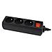 EG-PSU3F-01 protezione da sovraccarico Nero 3 presa (e) AC 230 V 0,6 m - Foto miniatura 1