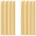 Tende con tende 2 pcs Beige 260x140cm Poliestere - Foto miniatura 1