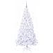 Albero di Natale artificiale Bianco 180 cm PVC e Acciaio - Foto miniatura 4