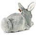 Peluche Coniglio 33cm Realista Ultra Morbido In Materiale Riciclato Ecologico, Grigio - Foto miniatura 3