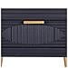 Tavolo In Legno Grigio Scuro 47x39x67h - Foto miniatura 7