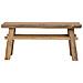 panchina Naturale 100 x 29 x 43,5 cm Legno di teak solido - Foto miniatura 4