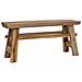 panchina Naturale 100 x 29 x 43,5 cm Legno di teak solido - Foto miniatura 6