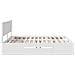 Struttura del letto Bianco 200 x 200 cm Legno multistrato - Foto miniatura 9