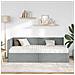 Struttura Letto Angolare con Materasso 2 pcs Grigio chiaro - Foto miniatura 3