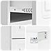Mobiletto da notte a muro 2 pcs Bianco Lucido 34,5 x 33 x 40 cm - Foto miniatura 8