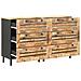 Armadi di Stoccaggio 2 pz Motivo Motivo 120 x 33 x 75 cm - Foto miniatura 3