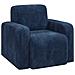 Poltrona Blu navy corduroy - Foto miniatura 1