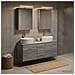 Set di mobili per il bagno 5 pcs Sonoma grigio - Foto miniatura 2