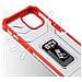 Custodia Crystal Ring Con Supporto Resistente Per Iphone 12 Mini Rossa - Foto miniatura 5