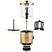 SHK804 Dispenser cioccolata calda, 1200 W, serbatoio 3 L rimovibile, termostato regolabile, oro - Foto miniatura 2