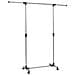 Porta Abiti Regolabile In Acciaio 165x44x150 Cm Argento - Foto miniatura 1