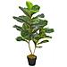 Pianta Artificiale Di Ficus Lyrata Con Vaso Verde 90 Cm - Foto miniatura 1