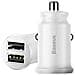 Grano Baseus 2x Usb Car Charger 5v 3,1 A (bianco)  - Foto miniatura 1