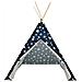 Tenda Tipi Per Bambini Da Gioco Cameretta Giocattolo Interno Esterno Tende Blu - Foto miniatura 2
