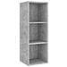 Set Mobili TV 3 pz Grigio Cemento in Legno Multistrato - Foto miniatura 4