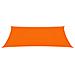 Parasole a Vela Oxford Rettangolare 2x5 m Arancione - Foto miniatura 3