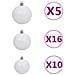 Set Albero Natale Artificiale LED e Palline Verde 210 cm - Foto miniatura 5