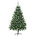 Set Albero Natale Artificiale LED e Palline Verde 210 cm - Foto miniatura 1