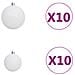 Set Albero Natale Artificiale LED e Palline Verde 210 cm - Foto miniatura 10