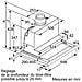 Cappa Telescopica 60cm 399m³ /h Argento Metallizzato - Dfs067a51 - Foto miniatura 5