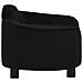 Divano Per Cani Nero 67x47x36 Cm In Peluche - Foto miniatura 7
