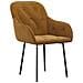 Sedie Da Pranzo 2 Pz Marroni In Velluto - Foto miniatura 3