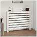 Copertura Termosifone Bianca 108,5x19x84 Cm Legno Massello Pino - Foto miniatura 1