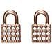Gioielli Dkny 5520121. Orecchini, Colore Rosa. Donna. - In ordine - Foto miniatura 3