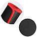 Tappetino Per Tastiera E Mouse Per Pc Mac 700x300x3 Mm Black Bordi Red - Foto miniatura 4