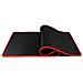 Tappetino Per Tastiera E Mouse Per Pc Mac 700x300x3 Mm Black Bordi Red - Foto miniatura 5