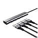 Halyx Hub a 4 Porte USB-A 3.2 Colore Grigio - Foto miniatura 2