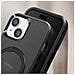 Cover Magsafe Per Iphone 15 Plus Anello Funzione Supporto Nera - Foto miniatura 2