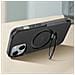 Cover Magsafe Per Iphone 15 Plus Anello Funzione Supporto Nera - Foto miniatura 5