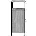 Credenza Grigio Sonoma 100x35x80 Cm In Legno Multistrato - Foto miniatura 9