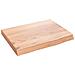 Piano Bagno Marrone 40x30x (2-4) cm Legno Massello Trattato - Foto miniatura 1
