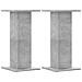 Supporti Altoparlanti 2 Pz Grigio 30x30x40 Cm Legno Multistrato - Foto miniatura 2