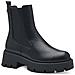 Black Casual Closed Booties Stivaletti Sintetico E Tessile Scarpe Donna Nero Eu 41, 1-25408-41 007 - Foto miniatura 1