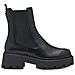 Black Casual Closed Booties Stivaletti Sintetico E Tessile Scarpe Donna Nero Eu 41, 1-25408-41 007 - Foto miniatura 2