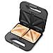 Macchina per waffle tostapane grill TGCI-8716 Potenza 800W Colore Cromo - Foto miniatura 2
