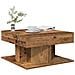 Tavolino Da Salotto Legno Antico 55x55x30 Cm Legno Multistrato - Foto miniatura 1