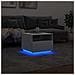 Lusso Casadino -  Tavolino Da Soggiorno Con Luci Led Bianco 50x49x40 Cm - Foto miniatura 4