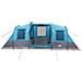 Tenda da Campeggio a Tunnel per 4 Persone Blu Impermeabile - Foto miniatura 6